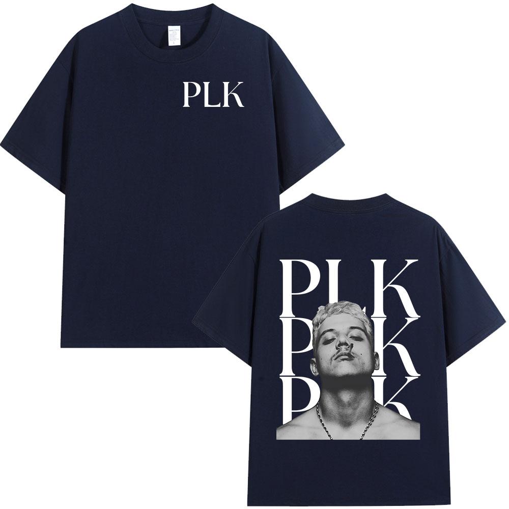 Rapper PLK Face Graphic Tshirt Unisex Women Clothing Fashion Hip Hop Music Tshirts Casual Cotton Short Sleeves T Shirt Streetwear