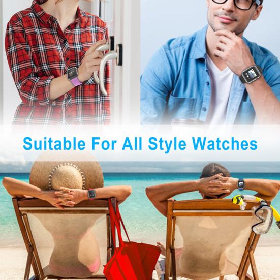 Watch Screen Protector Bubble Free Bubble Free PC Smart Watch Screen Protective Case for Apple Watch 6/SE
