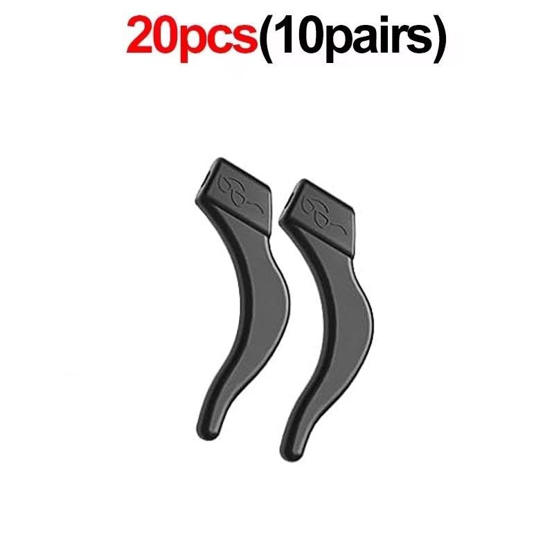 2/40pcs Anti-slip Silicone Ear Grip Glasses Eyeglasses Leg Ear Hook Stopper Bracket Fastener Accessories Temple Tip