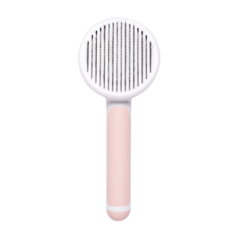 Self Cleaning Slicker Brush for Dog and Cat Removes Undercoat Tangled Hair Massages Particle Pet Comb Pet Supplies