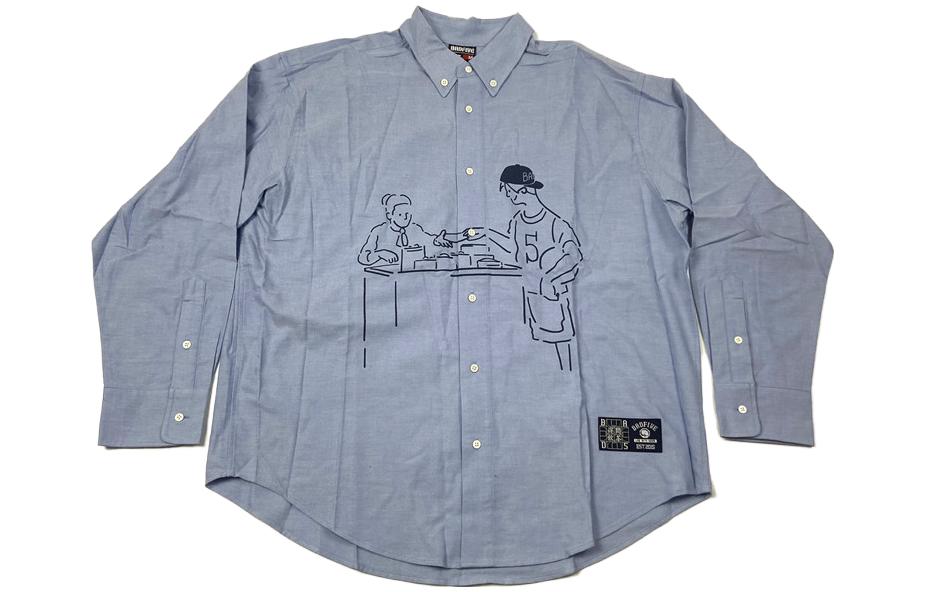 Li Ning Badfive Shirt Men s Gray ASHSB77-1 M