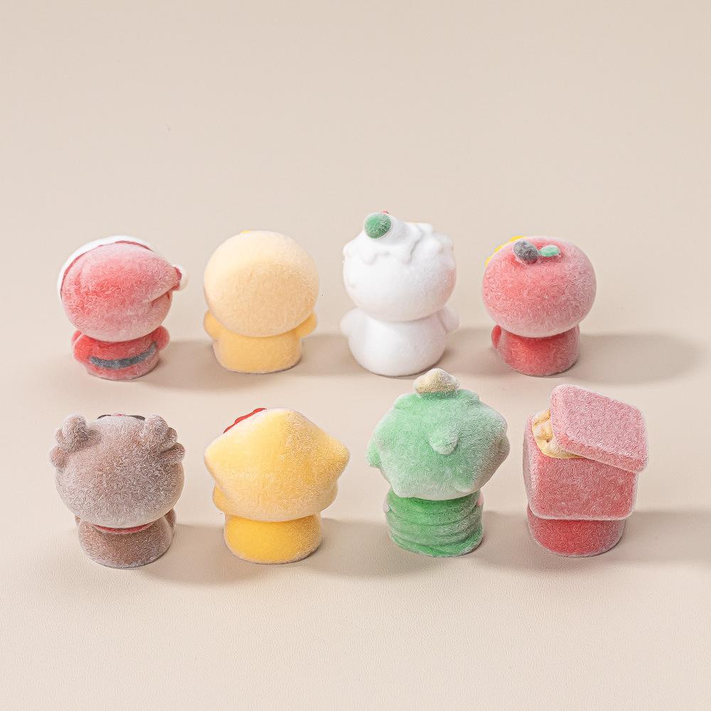 8pcs/Set Christmas Wakuku Action Figure Toy Mini Figurine Desktop Decoration Model Ornaments Toys Boys Girls Christmas Gifts