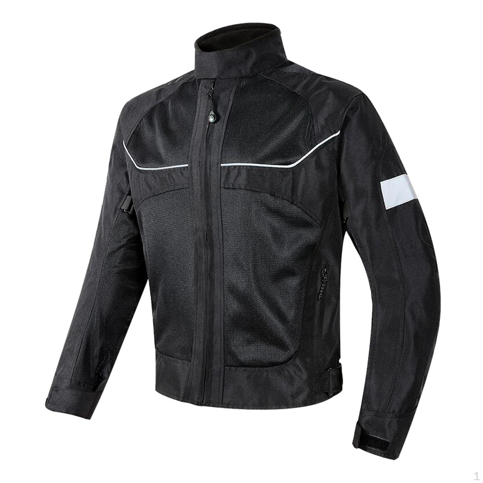 

Високопродуктивна мотоциклетна куртка для захисту Black 4XL