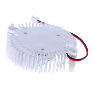 55Mm Aluminum Heatsink And 12V Fan Combination Radiator Round Cooler Silent Fan Cooling Radiator