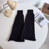 Women's Autumn and Winter New Bell Mouth Jk Solid Color Socks To Keep Warm Personalized Versatile Wool Leg Guards Knitted Leg Covers Stacking Socks