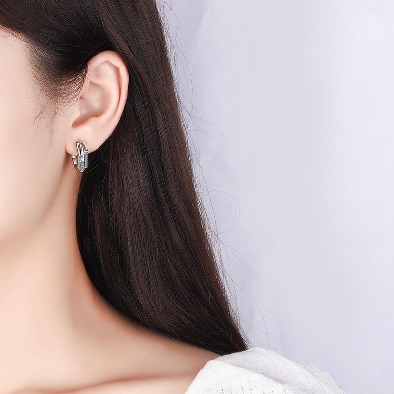 Lindon Copper Alloy Zirkon Náušnice Visací náušnice pro ženy Dárky na svatbu