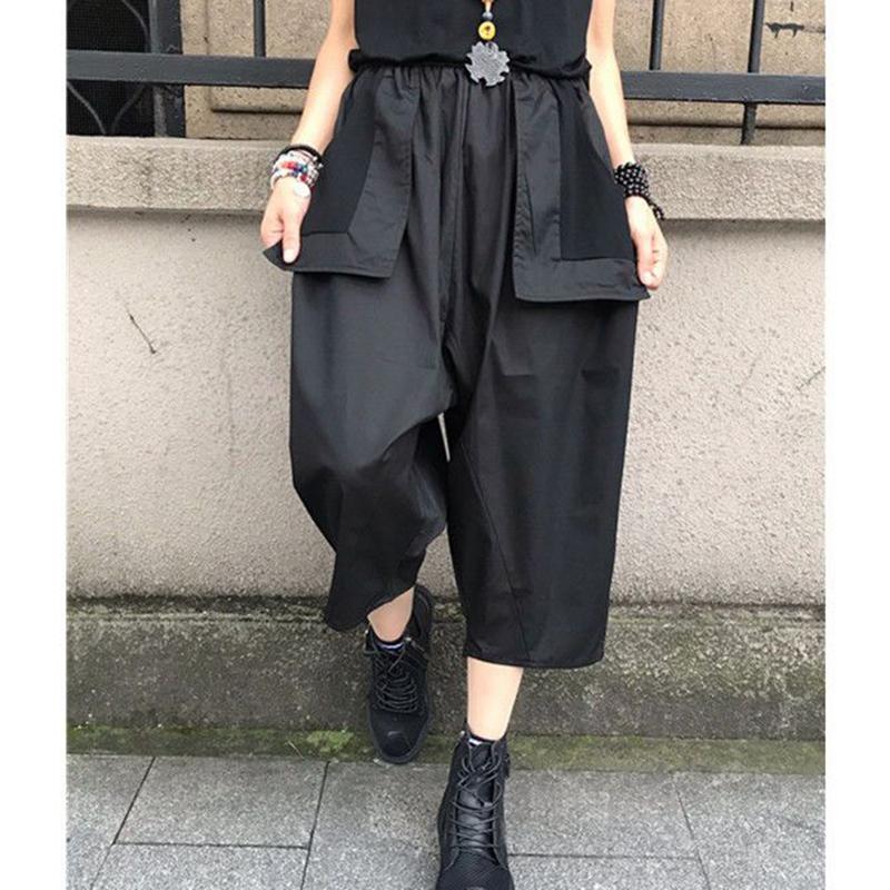 2025 Summer New Women's Loose Casual Pants Korean Fashion wide leg harem pants female