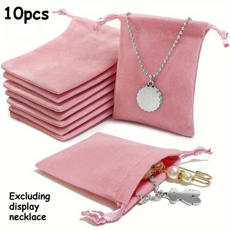 

10pcs Velvet Jewelry Gift Bags with Drawstrings - Storage Pouches for Wedding Favors, Birthday Presents, Anniversary Keepsakes Other