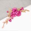 DIY Cheongsam 3D Flower Floral Rose Trimmings Sewing Peony Clothes Accessories Patch Applique Embroidery