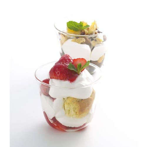 Iwaki Heat-Resistant Glass Parfait Cup, 240ml X 6-Pack, KBT944