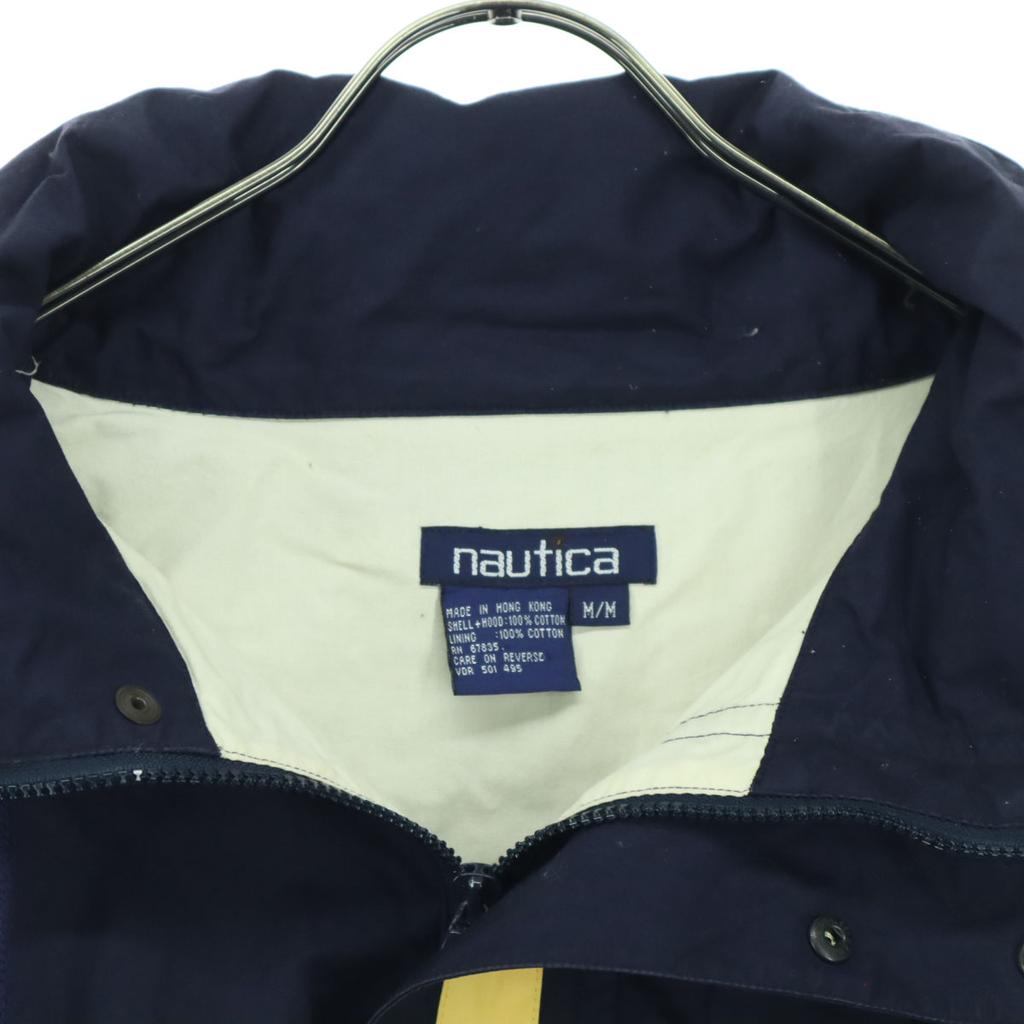 NAUTICA 90s Old multicolor Long sleeve Jacket M Navy system Hoodie Men's Used