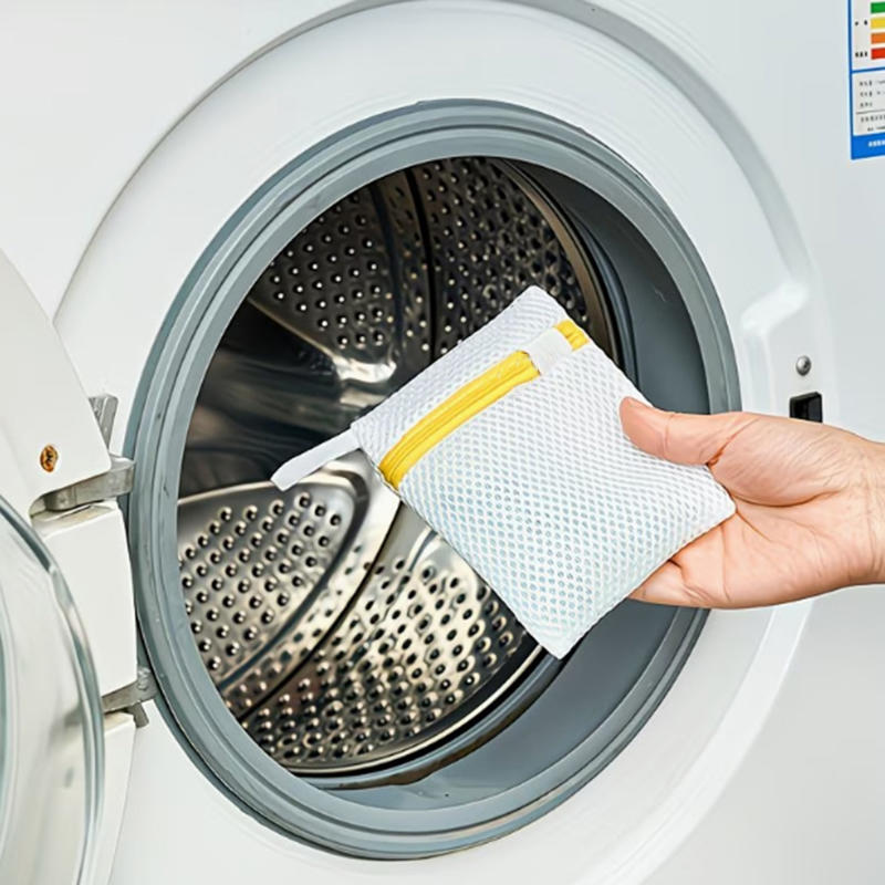 Thickened Mesh Laundry Bag Washing Machine Special Laundry Pouch Reusable Durable Protection Bag for Clothing Underwear Socks Bra Care