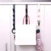 Good-24 PCS Multifunctional Fivesegment Hook As Shown Plastic Door Free Punching Seamless Hook Clothes Rack Organization