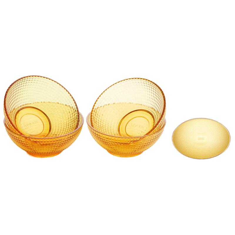 PYREX Corning Crystal Esteem 4-Piece Dinnerware Set