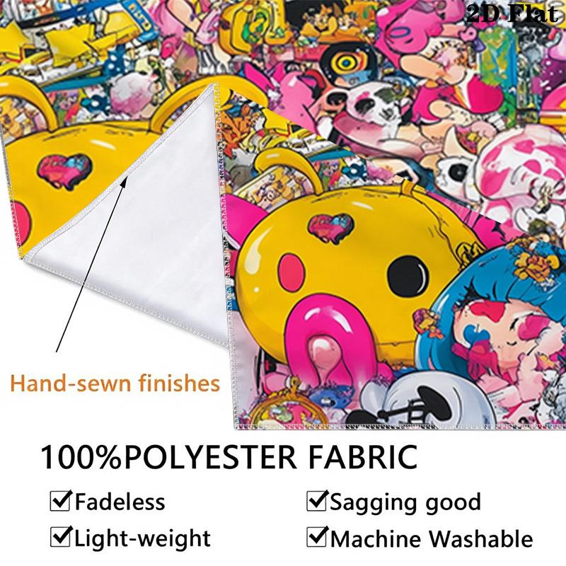 Cute cartoon doodle Pattern Home Decor Tapestry, Wall Hanging, Decorative RV Wall Cloth.MGT0918471