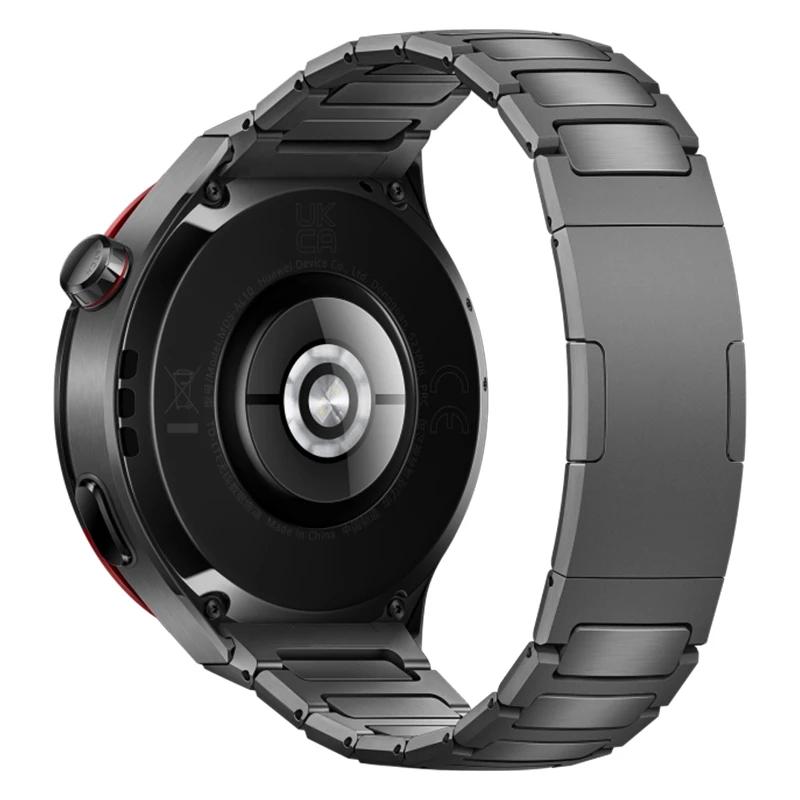 No Gaps Original Titanium Metal Strap For Huawei Watch 4 Pro Luxury Bracelet For Huawei Watch 4 Pro Business WatchBand Correa