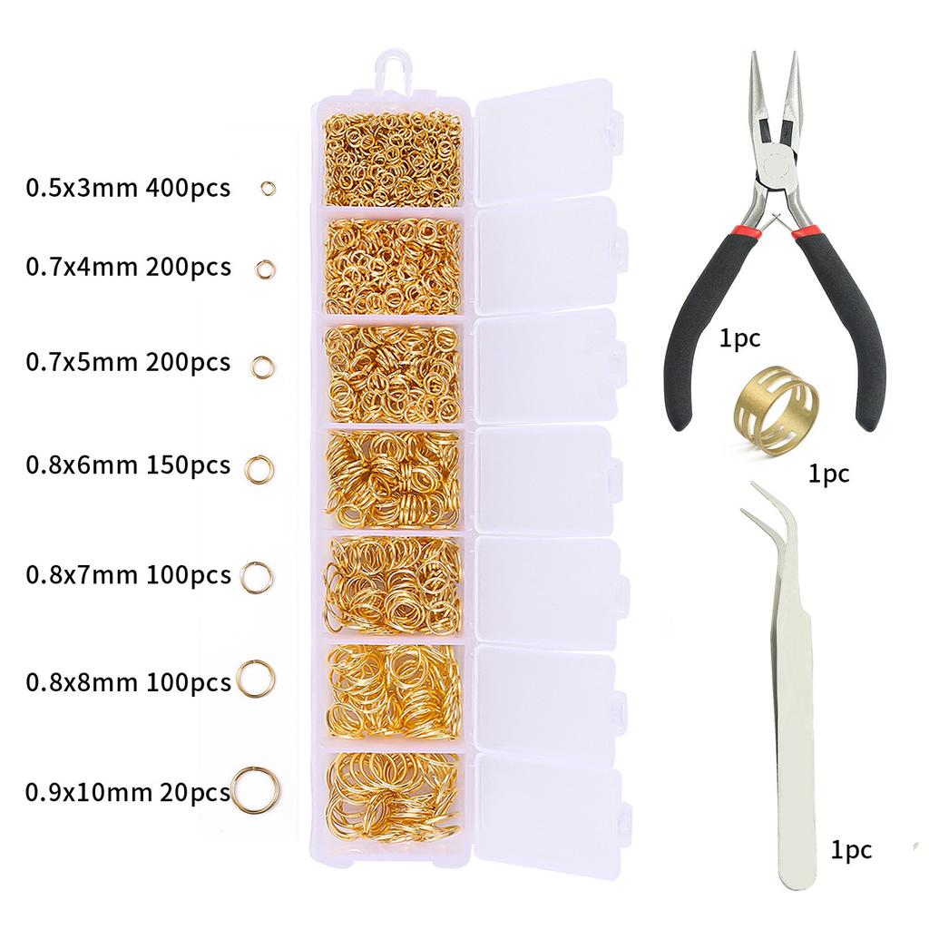 DIY Jewelry Accessories, Earrings, Ear Hooks, Bracelets, Necklaces, Handmade Bead Materials, Tool Sets