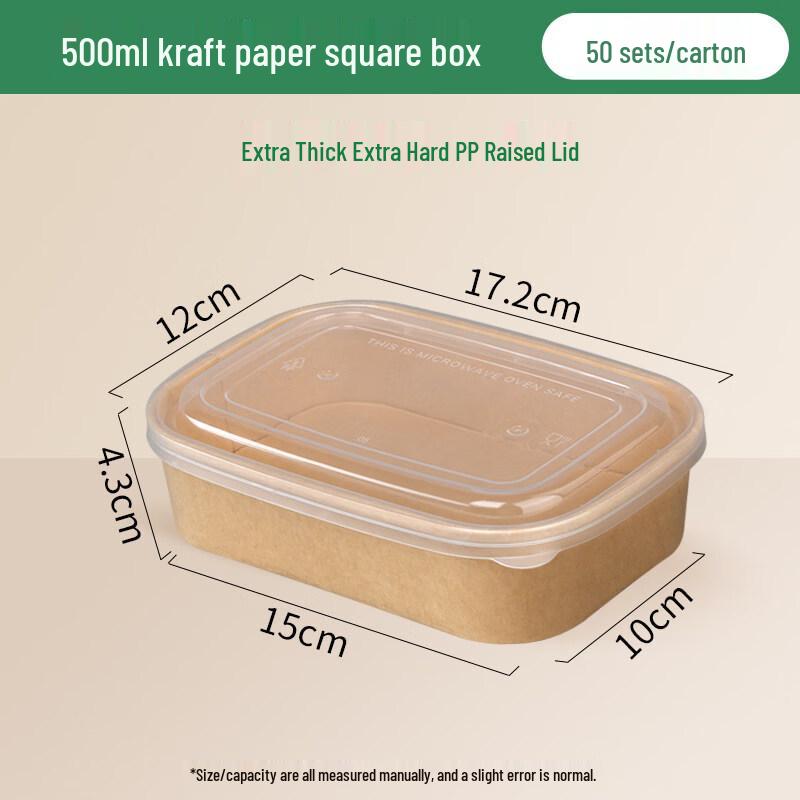 Disposable Rectangular Rice Husk Meal Box