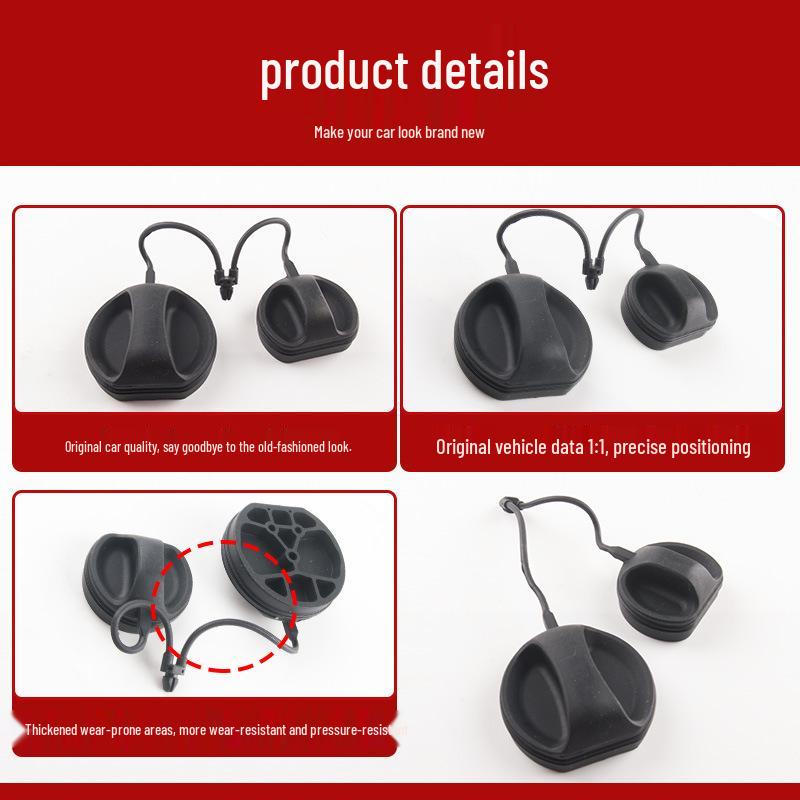 Silicone Dustproof & Waterproof Charging Port Cover for Denza D9 Fuel Tank