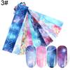 DIY Star Night Sky selbstklebende Nail Art Aufkleber Transferpapier Aufkleber Maniküre Dekor