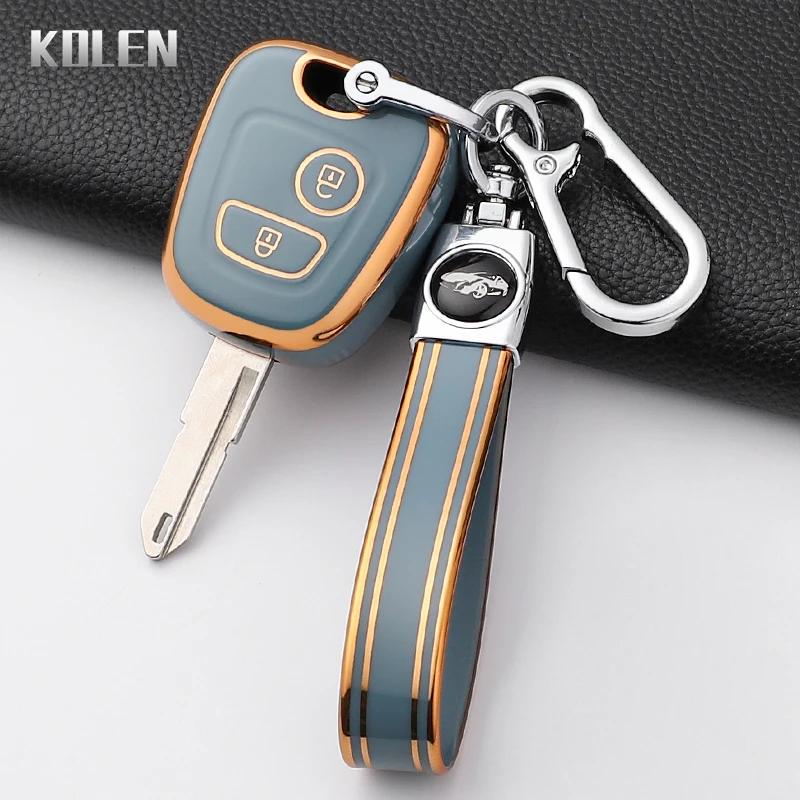 For Peugeot 107 206 207 307 For Citroen C1 C2 C3 C4 For Toyota Aygo Fashion Tpu Car Smart Key Case Cover Protected Keychain Fob