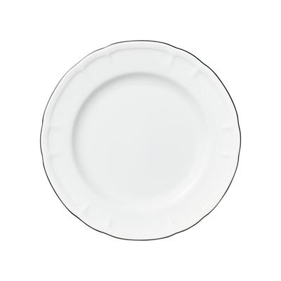 Proposal Color Line Plate, 21cm, Microwave and Dishwasher Safe, White, Fine Porcelain (White), 10-682L/96811
