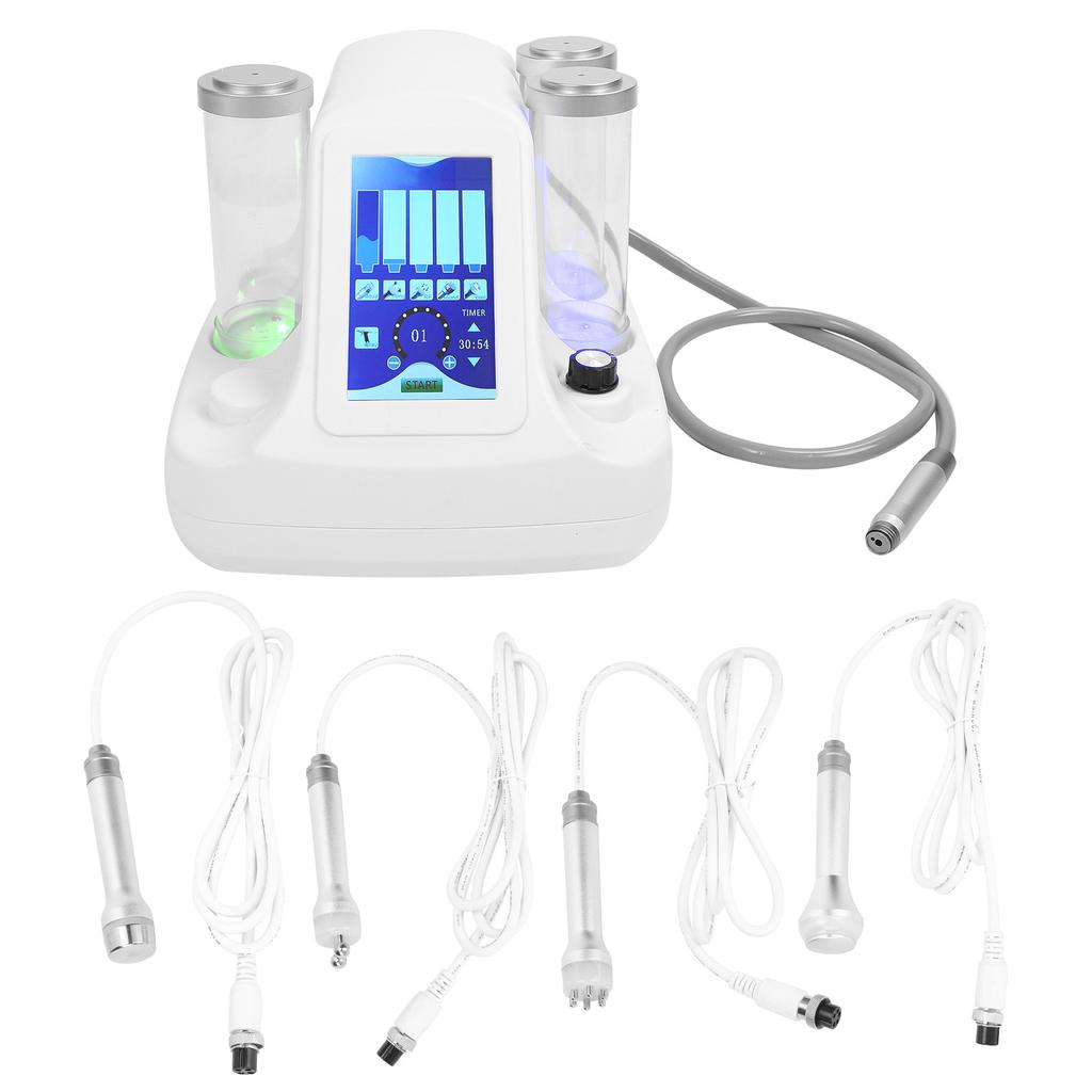 Hydrogen Oxygen Facial Beauty Machine 6 In 1 Face Skin Rejuvenation Oxygen Injection Machine220V UK