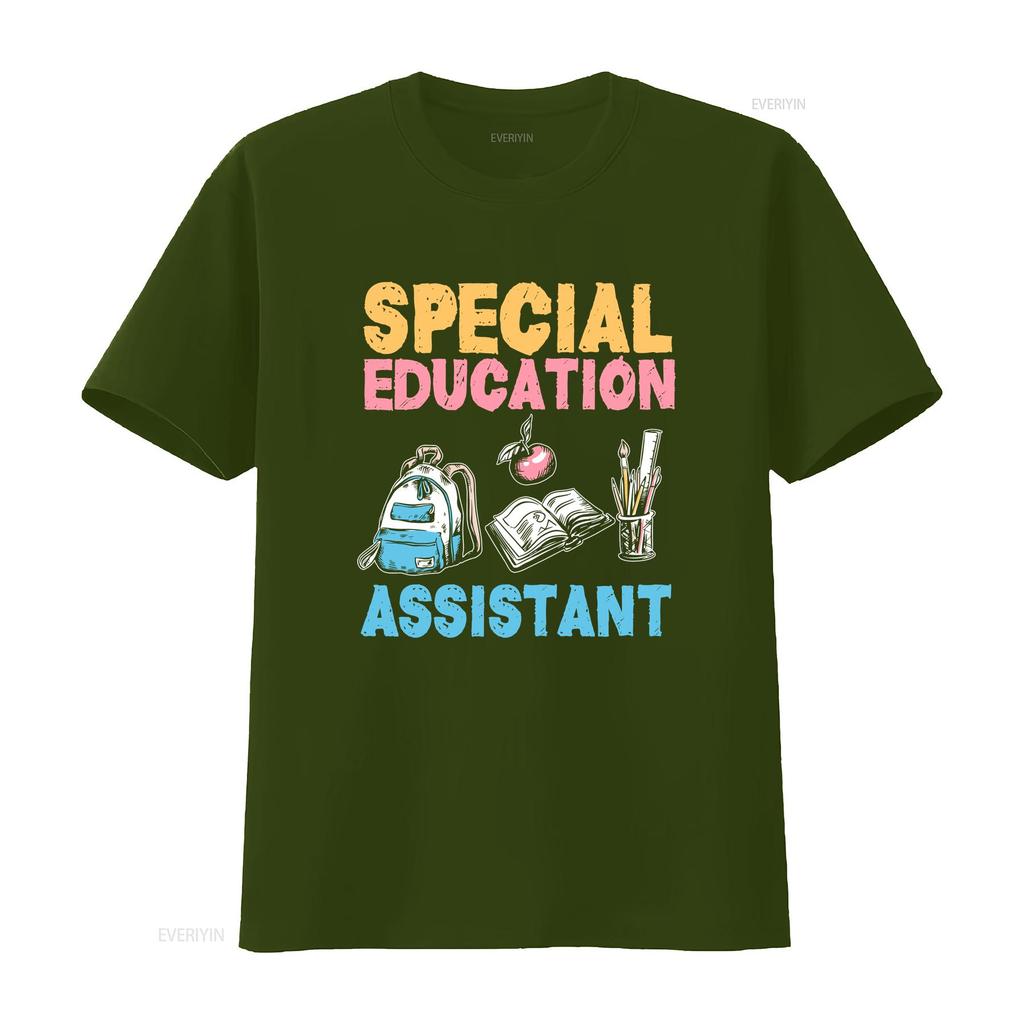 Special Education Assistant T Shirt For Teachers Teacher Teaching Assistance Educator Tutor Vintage Washed Slightly Stretched