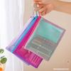 Visible Mesh Storage Bag Wear-proof Portable Coin Purse Cosmetic Pockets  Toiletries Organizing