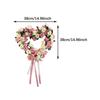Heart Wreath Valentine Heart Wreath Photography Props Party Supplies Front Door Hanging Wreath Valentine Wreath for Farmhouse