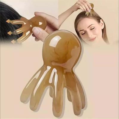Portable Eight-Prong Head Massage Comb, Scalp Comb, Handheld Head Massage Tools