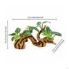 Reptile Rock Cave MultiUse Hide Easy to Cleansable Artificial for Terrarium,