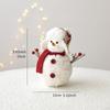 Christmas Snowman Decoration Ornament Statue Holiday Winter Indoor Xmas Centerpieces Snowmen