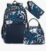 3-teiliges Schulrucksack-Set für Schüler Große Kapazität Oxford-Stoff Schultasche mit Schultergurt und Federmäppchen