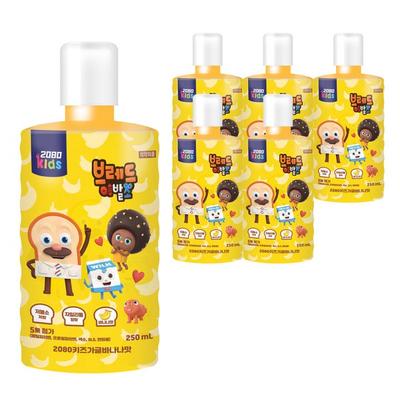 2080 Kids Gargle Bread Barbershop Banana Flavor, 250ml, 6 Pcs.