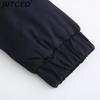 BITCED Fall/Winter Puffer Jacket for Women with Fleece Lining, Fur Collar, Hooded Warm Coat, Loose-Fit Cotton Jacket