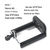 Large Diamond-Shaped Mobile Phone Clip & E-Shaped Tripod Bracket for Live Broadcasts