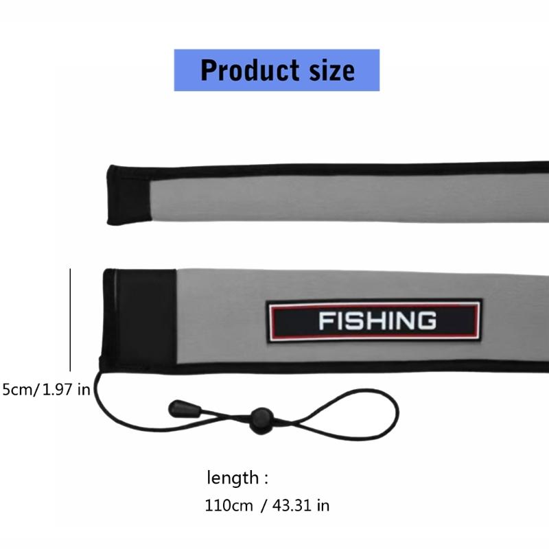 Fishing Poles Sleeves Gloves Fishing Rod Cover Fishing Rod Sock Snag Resistant Protective Cover for Baitcasting Rod