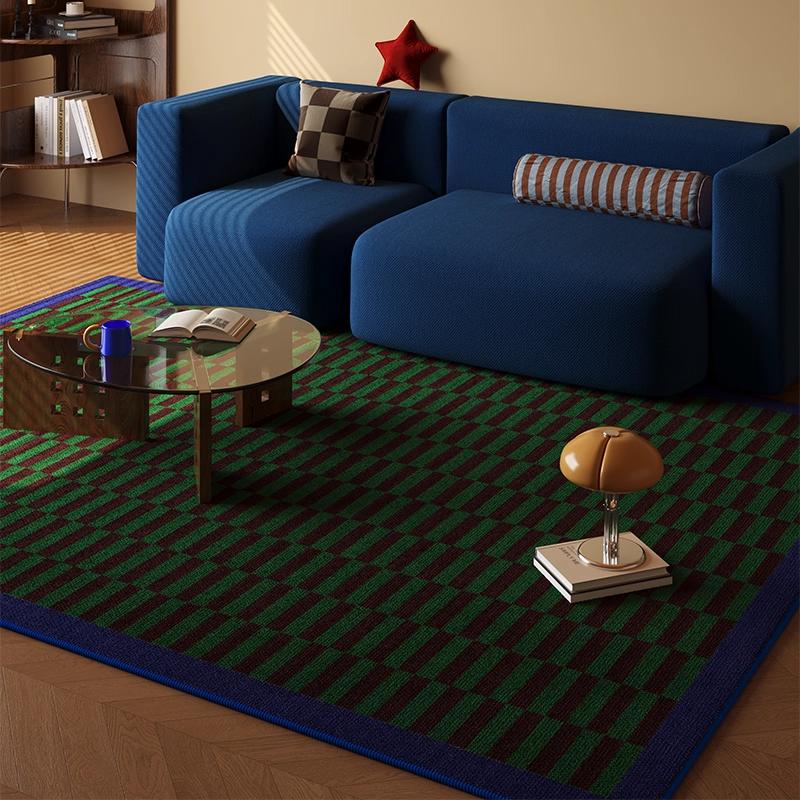 

VIKAMA Vintage Crystal Velvet Rug Stain-Resistant & Non-Slip Living Room Sofa & Recliner Mat Bedside Rug for Bedroom Home Decor 80X120CM(2.6X3.9FT