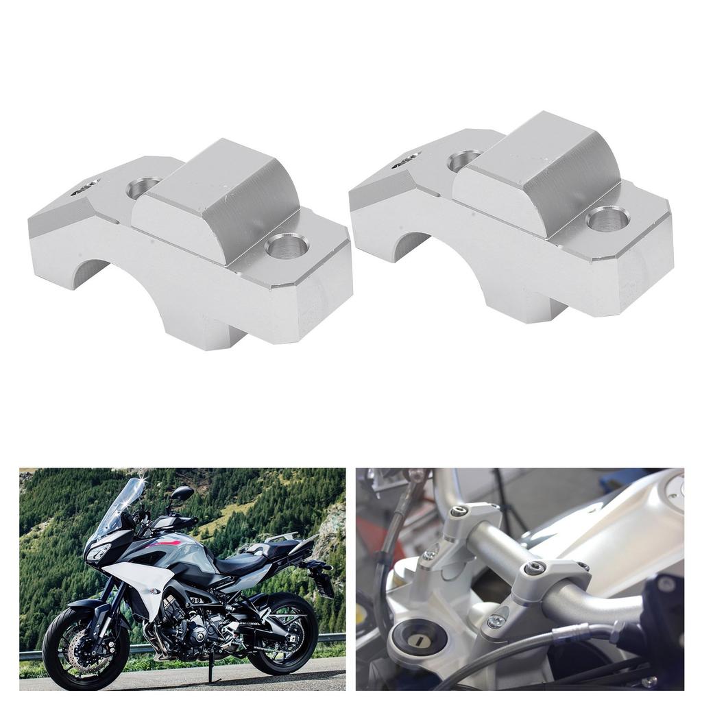 2pcs HandleBar Riser Mount Clamp CNC Aluminum Alloy Replacement for 900CelsiusGT 2015‑2019