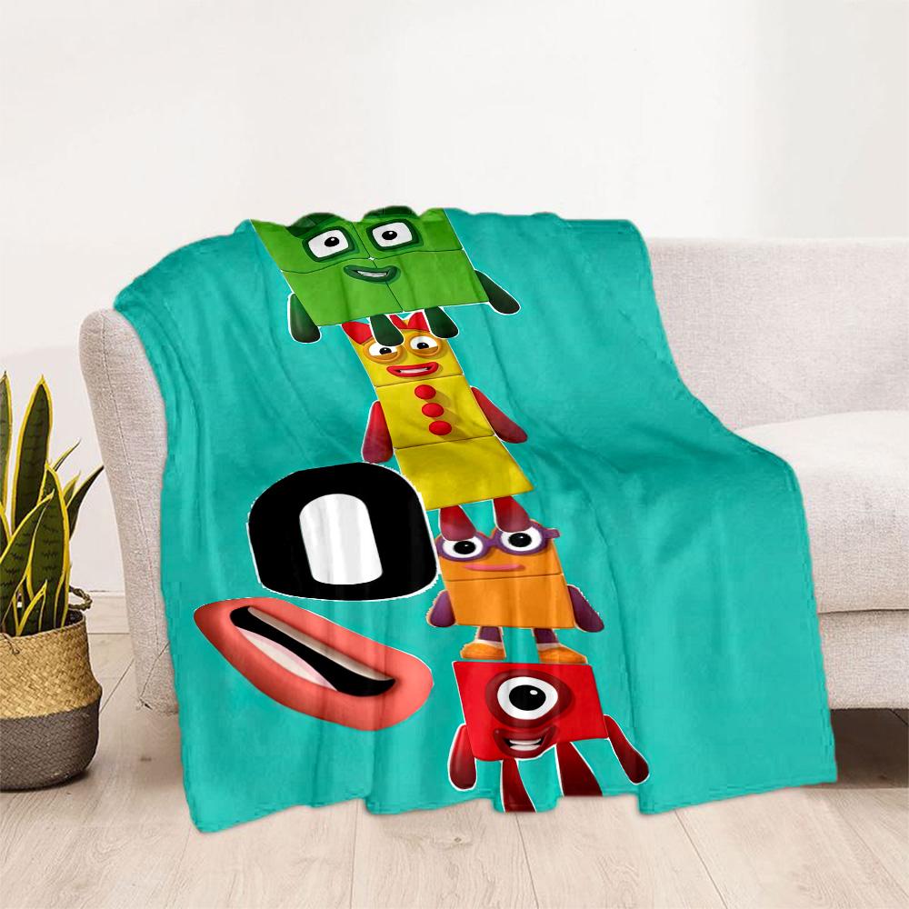 Numberblocks Blanket Soft & Cozy Perfect for Bed Office Chair Office for All Occasions Warmthful Decor Suitable for Gifting Relatives and Friends