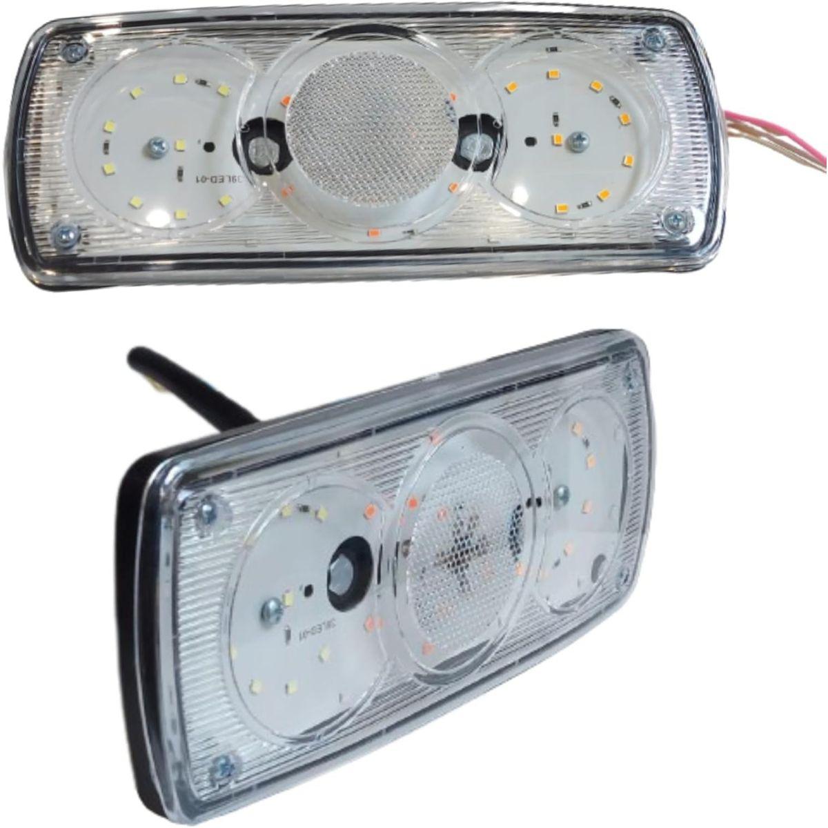 APSMOTIV Bajato Пара светодиодных задних фонарей в сборе Задний фонарь Подходит для мини-грузовиков Mahindra Jeeto чистый