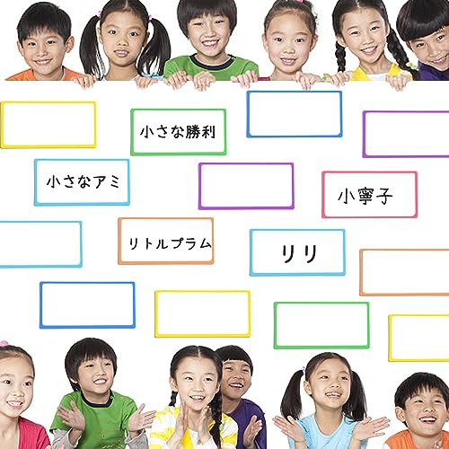 48-pack of magnetic sheets (8 colors x 6 sheets each), 1.5mm thick, strong magnetic nameplate labels, magnetic whiteboard sheets, pen included. Reusab