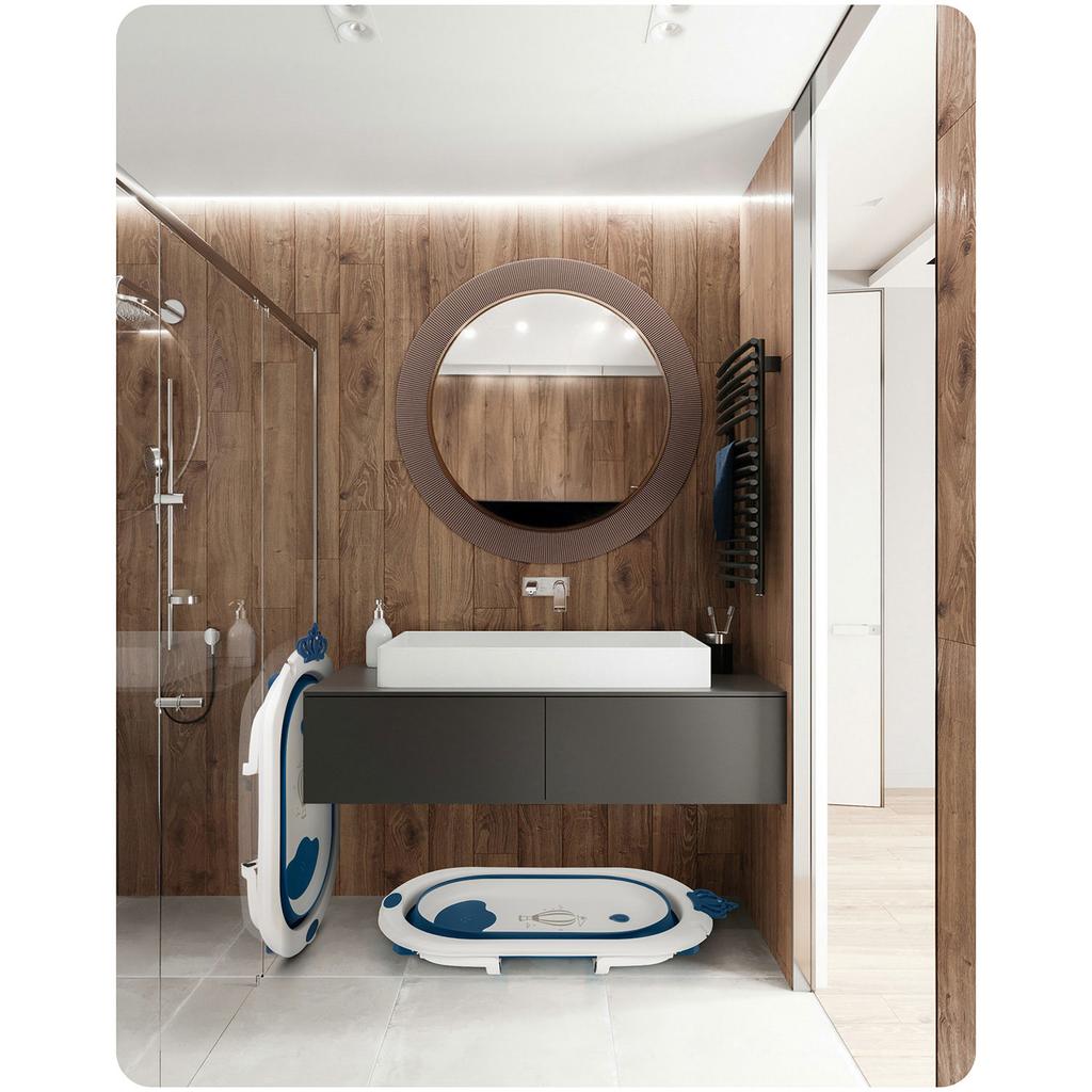 Folding Bathtub For Babies & Infants With Insert Ricokids &