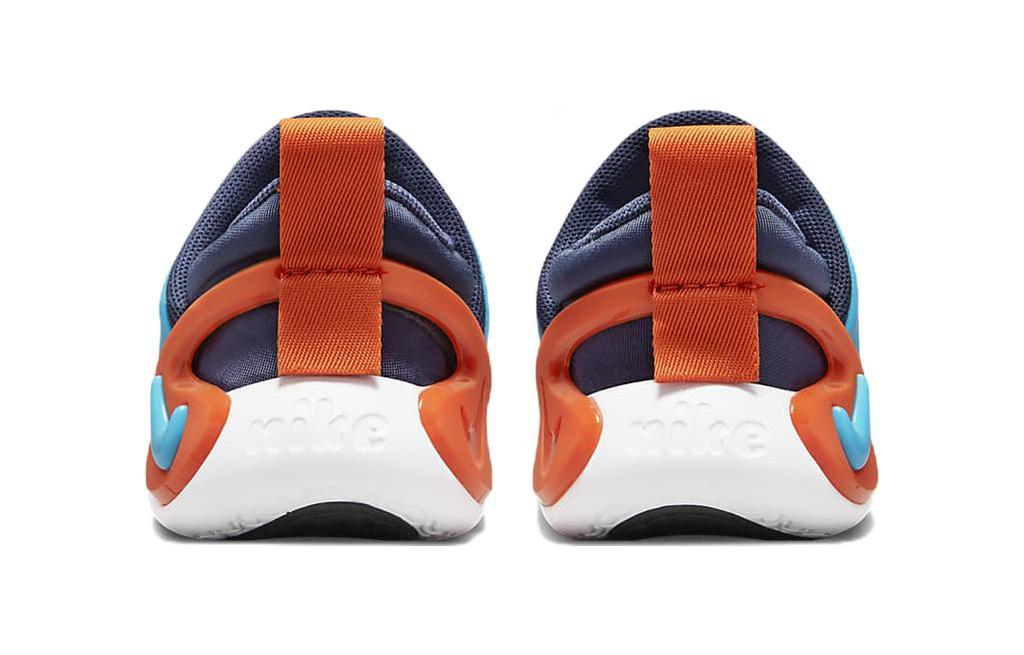 Nike Dynamo GO Flyease Cushioning, Wear Resistant Low top Toddler Shoes Blue Orange Infant And Toddler DH3438-403