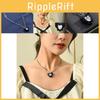 Sweetheart Design Black Zirconia Necklace For Women With Heart Shape And Charming Style