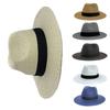 Manual Crochets Sunshades Straw Hat Ladies Anti-uv Fisherman Sandy Straw Weaving Hat Seaside On Summer Travel Sun Hat