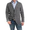 Herren Herbst Winter Gestrickte Cardigan Pullover Mode Uni Lässig Business Warme Pullover Mäntel Herren Verdicken Pullover Jacken