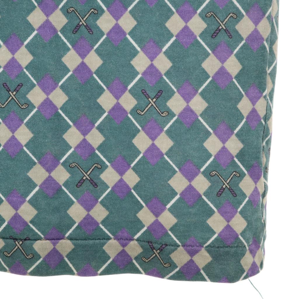 Arrow TOURNAMENT DiamondPattern Short Sleeve Polo Shirt M Men's Used