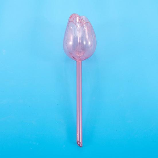 Tulip-Shaped Watering Bulbs Plastic Self Watering Planter Insert Automatic Plant Watering Ball for Indoor Outdoor Plants